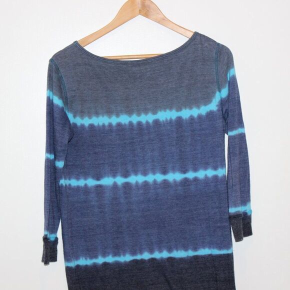 C&C California Cotton Blend Boat Neck Tie Dye Dress Women's Size S - Picture 7 of 12